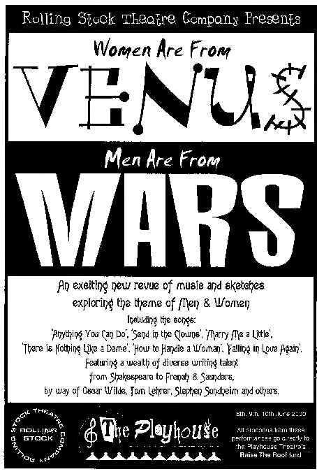 Women Are From VENUS Men Are From MARS Flyer